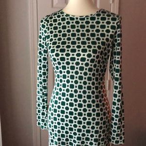 Banana Republic  Green And White  Dress  Size 0